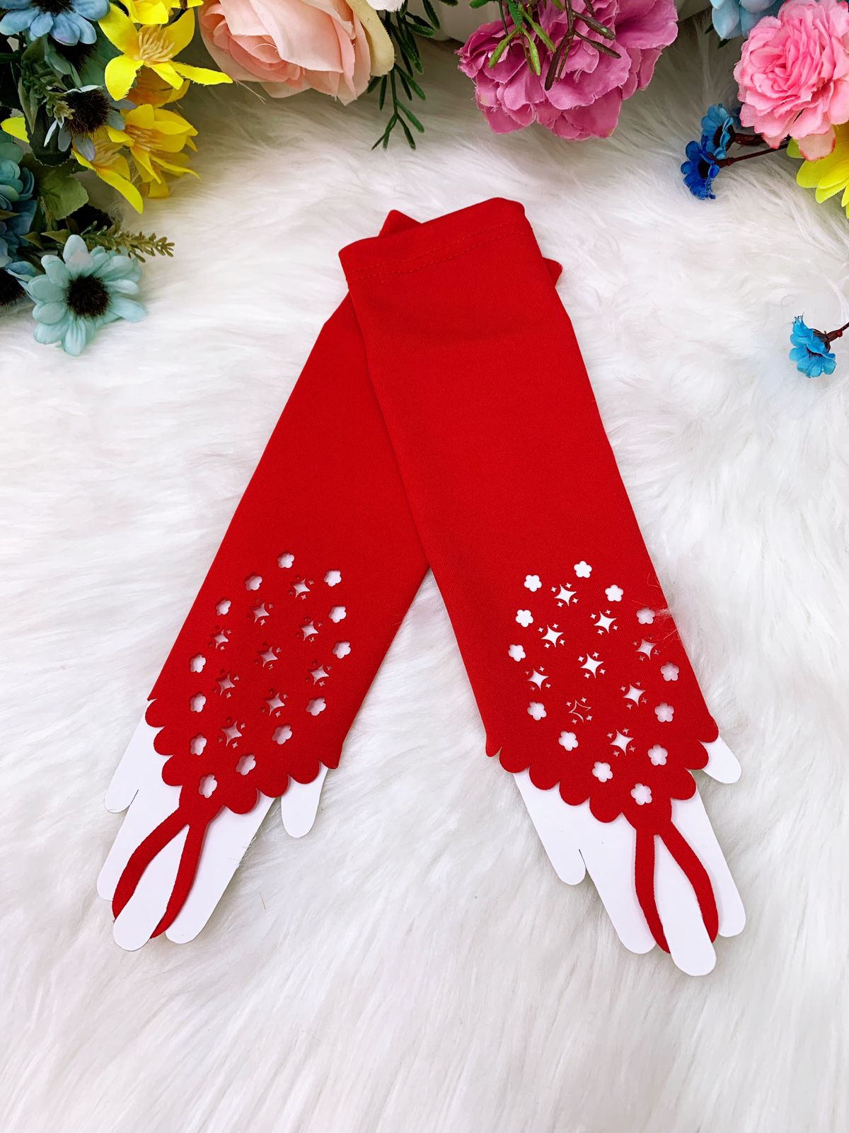 Guantes de lujo para niños en varios colores, talla única