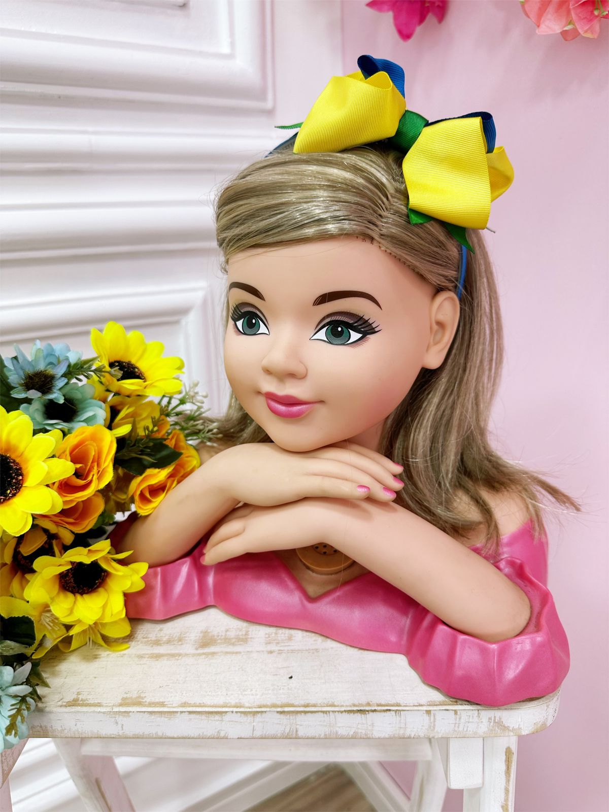 Tiara infantil del Mundial de Brasil con nudo de lujo