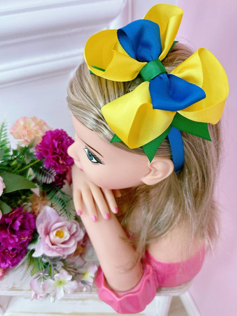Tiara infantil del Mundial de Brasil con nudo de lujo