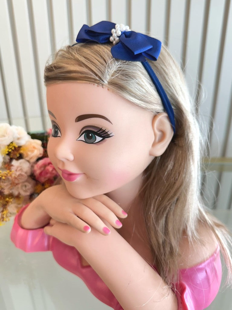 Diadema para bebé con lindas perlas en varios colores