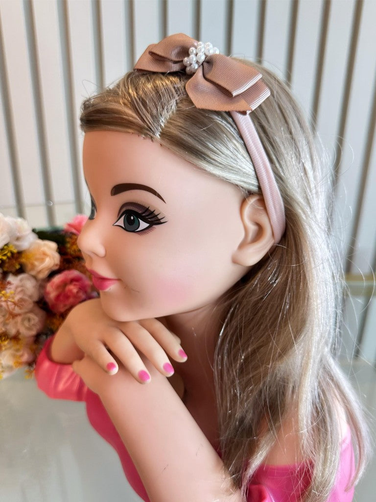 Diadema para bebé con lindas perlas en varios colores