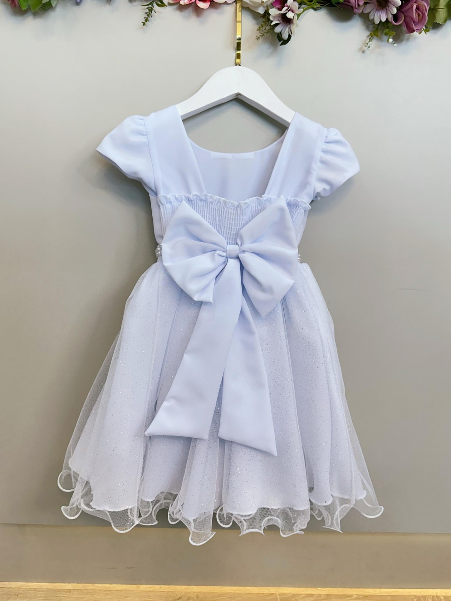 Vestido infantil blanco Jardín Encantado Fiestas de Lujo