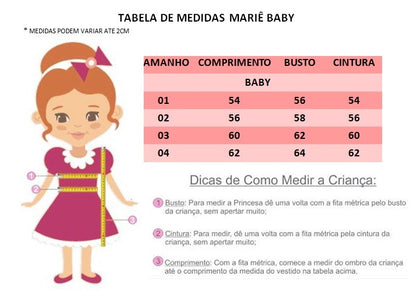 Vestido infantil azul con mariposas y flores en encaje de lujo