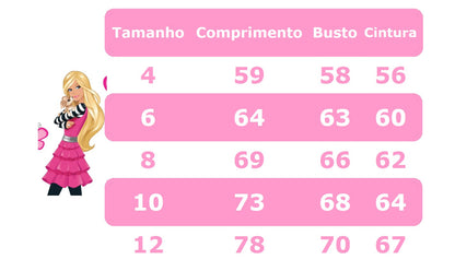 Lujoso vestido brillante con volantes rosas de Barbie