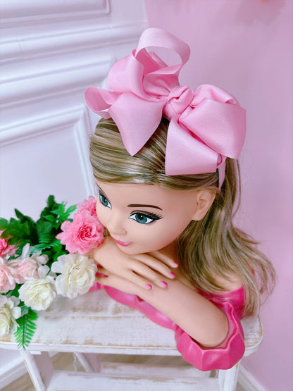 Tiara rosa con nudo de lujo Baby Maxx