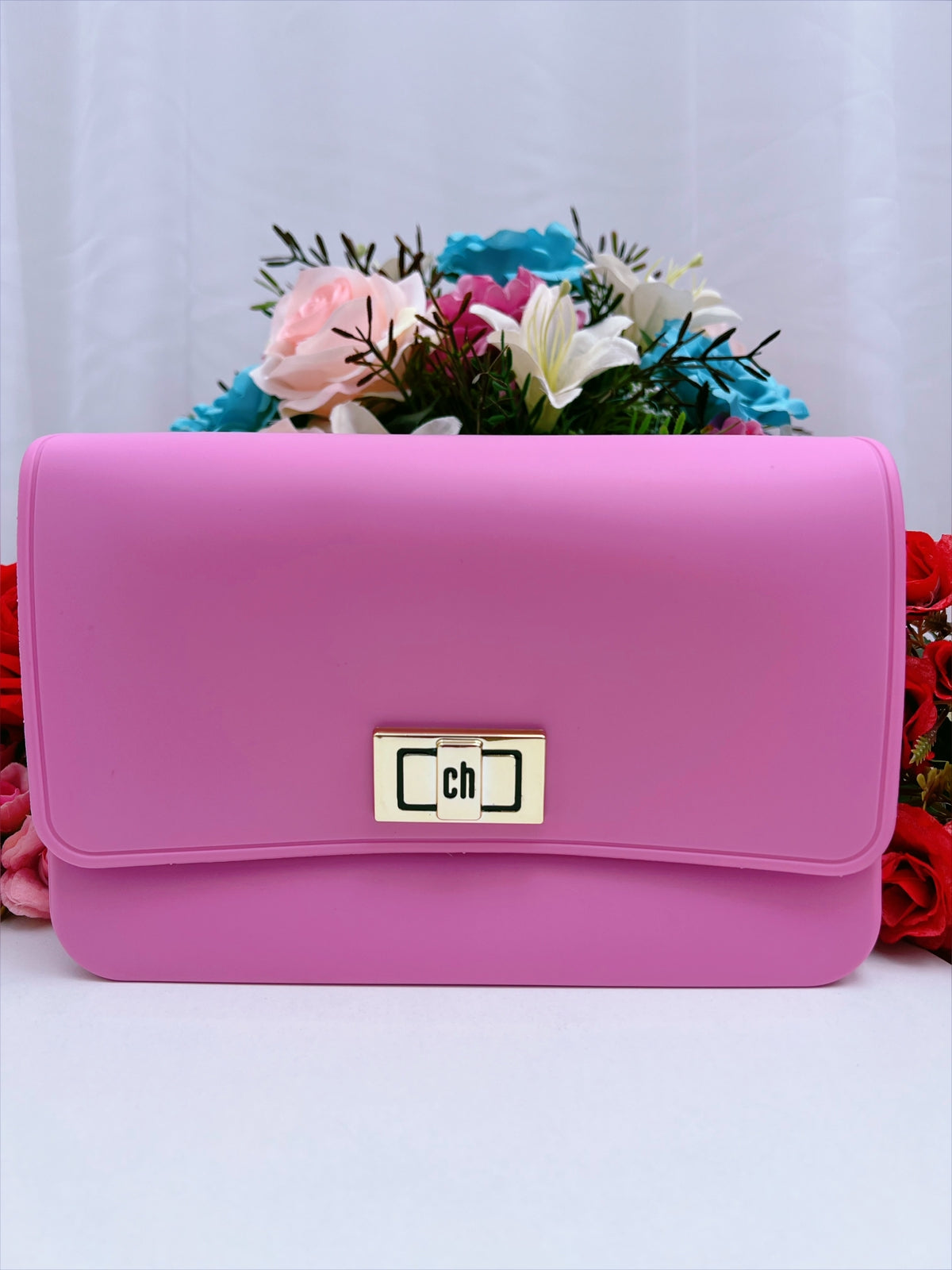 Bolso de hombro mediano con correa ajustable en varios colores de lujo 