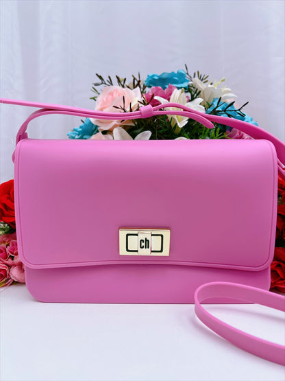 Bolso de hombro mediano con correa ajustable en varios colores de lujo 