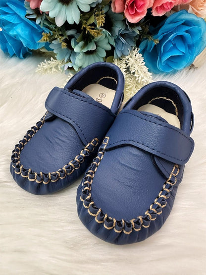 Zapatos mocasín azul marino con velcro Princes 