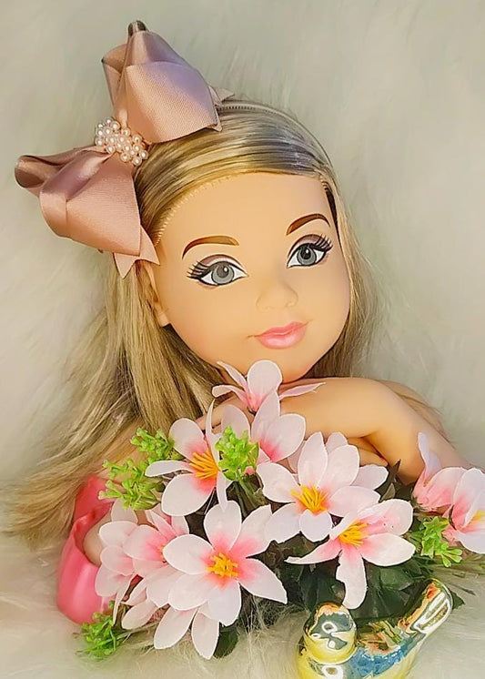Tiara infantil Rose Maxx con nudo y perlas de lujo