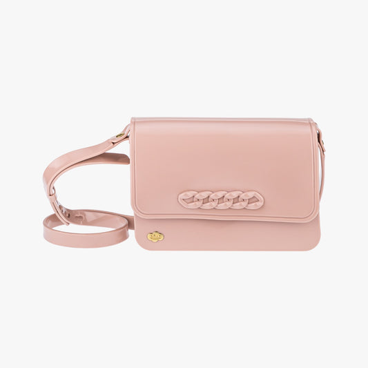 Bolso de cadena para niños con correa ajustable color rubor 