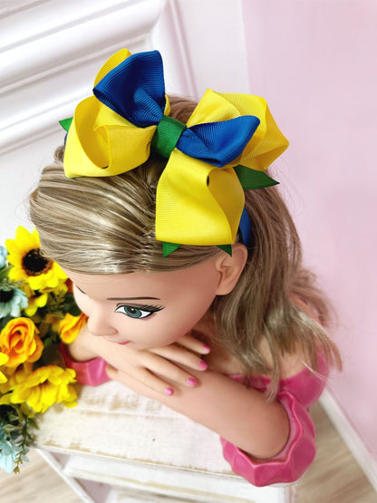 Tiara infantil del Mundial de Brasil con nudo de lujo 
