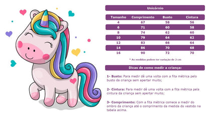 Vestido infantil de unicornio rosa para fiestas de cumpleaños de lujo 