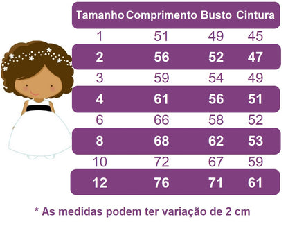 Vestido infantil Lluvia de Bendiciones de Amor con Perlas de Lujo