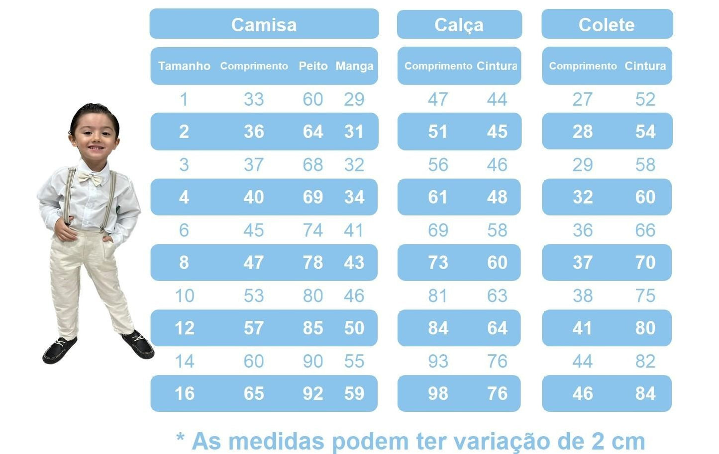 Conjunto formal: Camisa blanca, chaleco, pantalón azul marino 