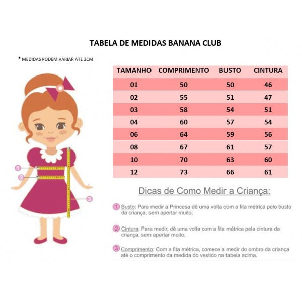 Vestido Temático Infantil Confitería 8
