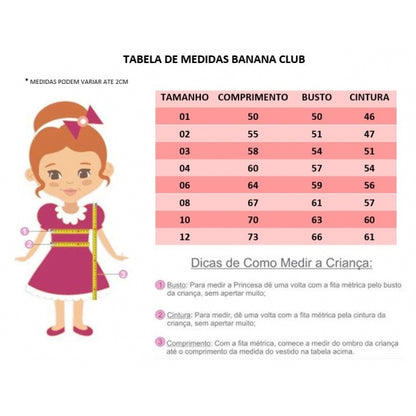Vestido Temático Infantil Confitería 8