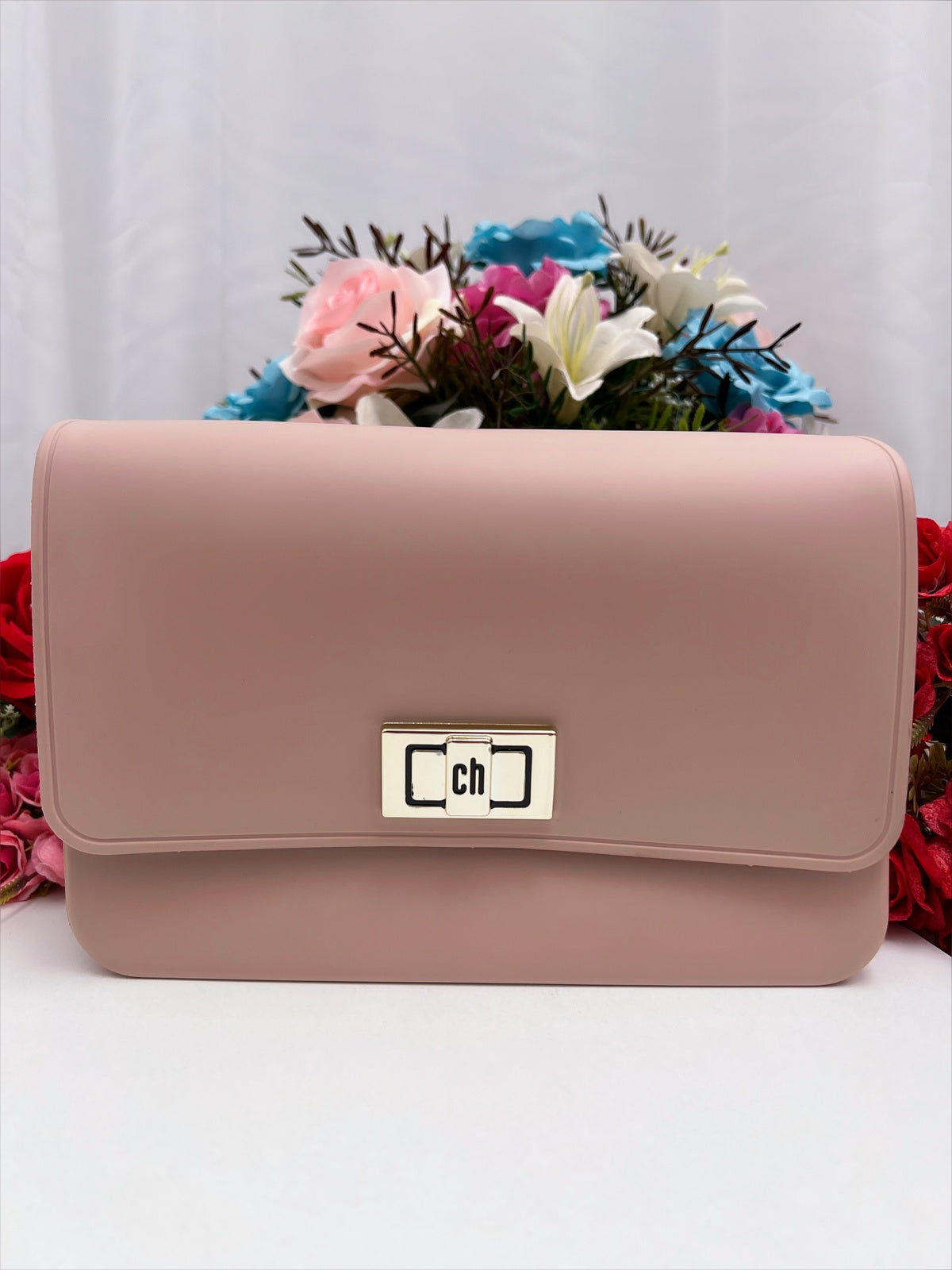 Bolso de hombro mediano con correa ajustable en varios colores de lujo 