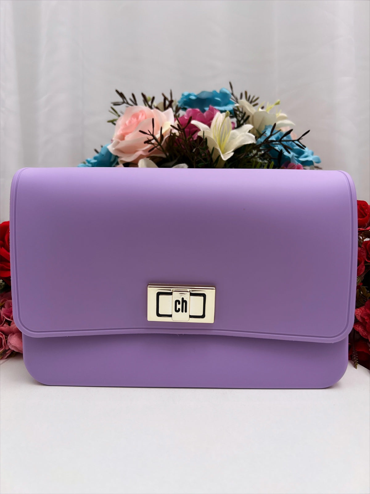 Bolso de hombro mediano con correa ajustable en varios colores de lujo 