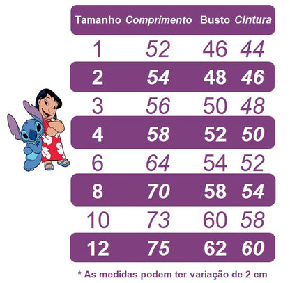 Vestido de fiesta infantil rosa y azul con lazo de Lilo y Stitch y Ángel