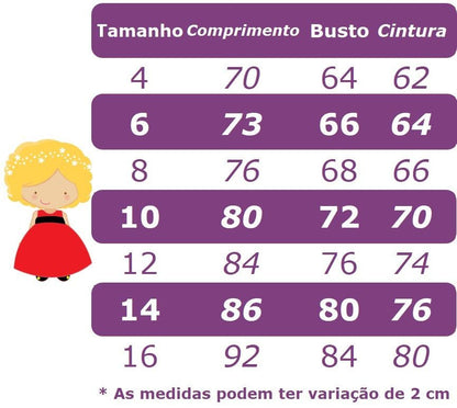 Vestido infantil rojo con busto y apliques de flores de encaje