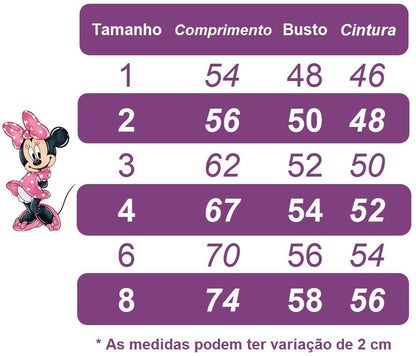 Vestido rosa de Minnie Mouse con lunares y perlas de lujo 