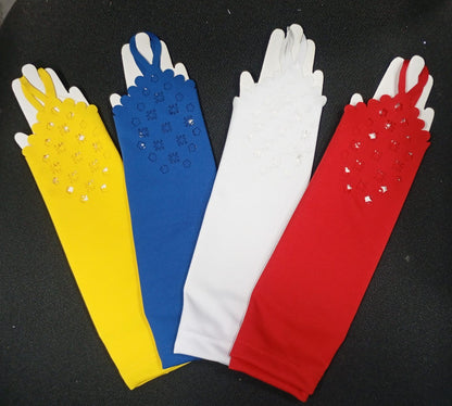 Guantes de lujo para niños en varios colores, talla única