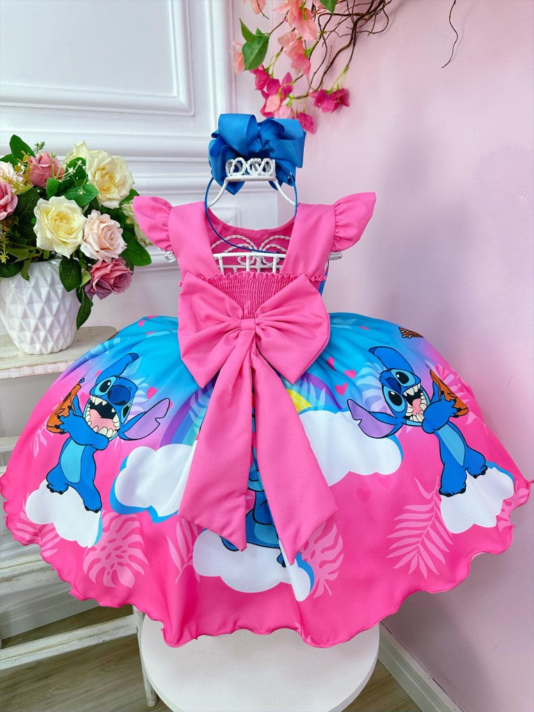 Lilo y Stitch Niños Vestidos de Amor Fiestas Coloridas