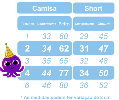 Conjunto Bolofofos para niño en azul con shorts con tirantes y camisa