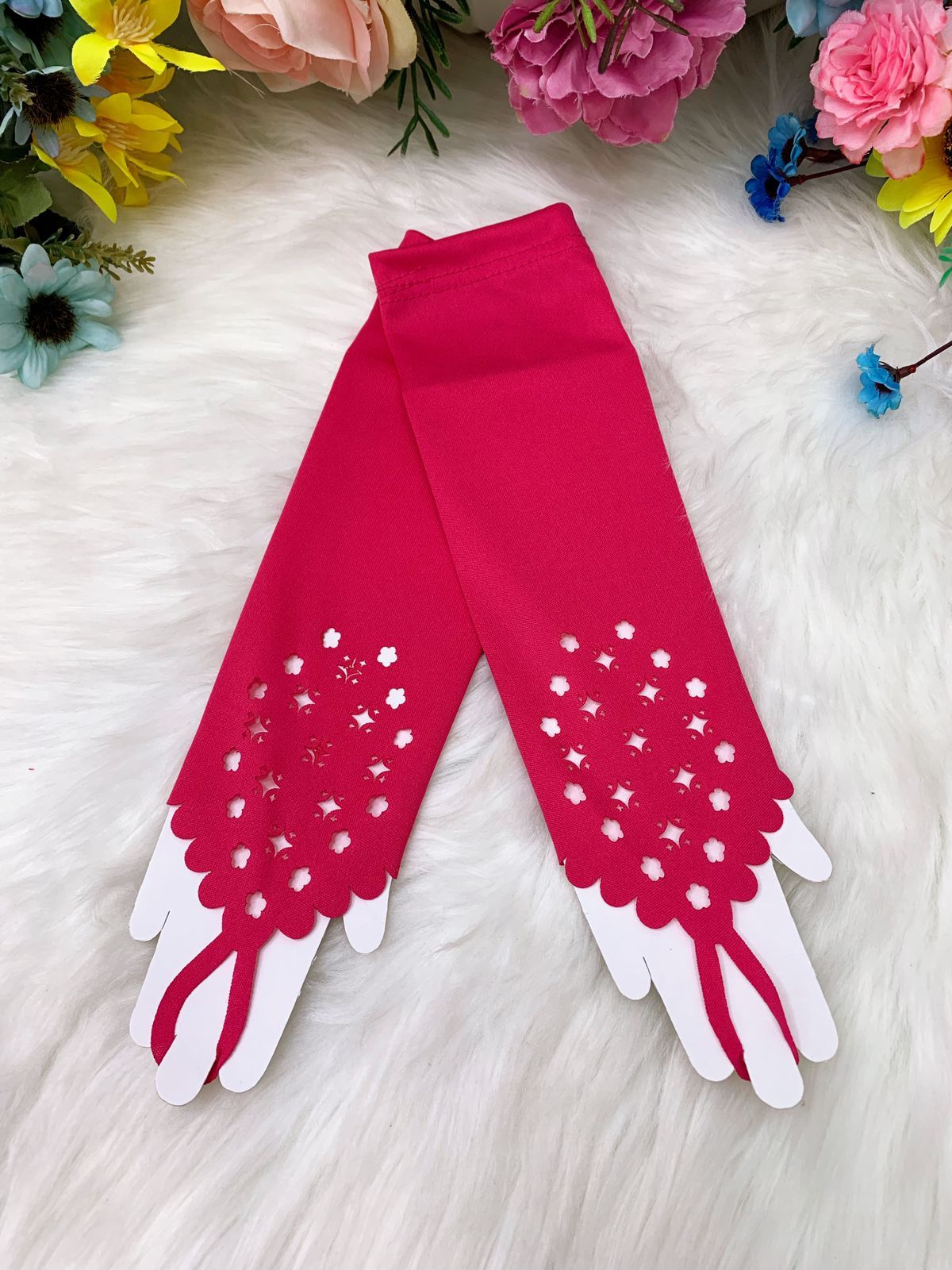 Guantes de lujo para niños en varios colores, talla única