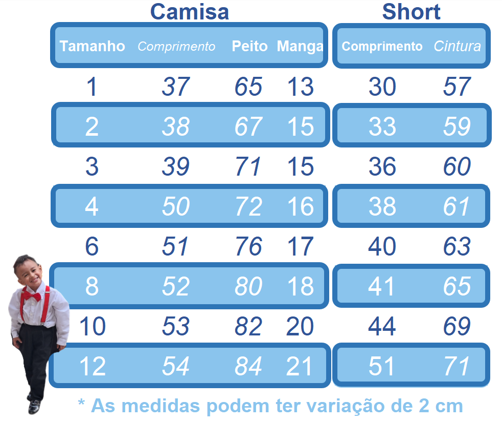 Conjunto formal: camisa, tirantes, corbata y pantalón corto negro