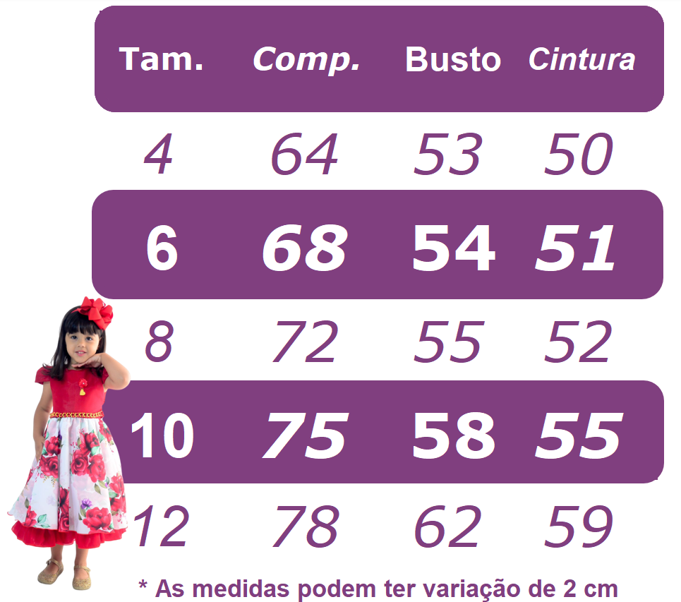 Vestido infantil rojo con rosas y lazo para fiestas de niñas de las flores 