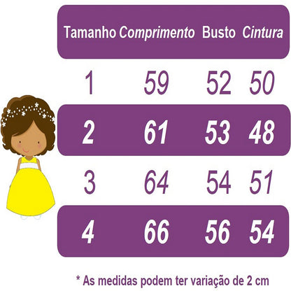 Vestido infantil Rain of Love con busto acanalado y pedrería