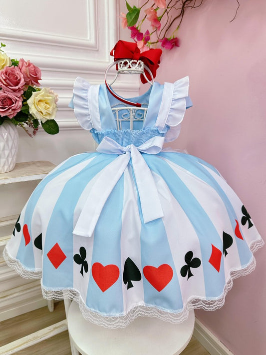 Fiestas de lujo con vestidos infantiles de Alicia en el País de las Maravillas