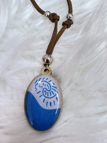Disfraz infantil de Moana con collar y cinturón para fiestas