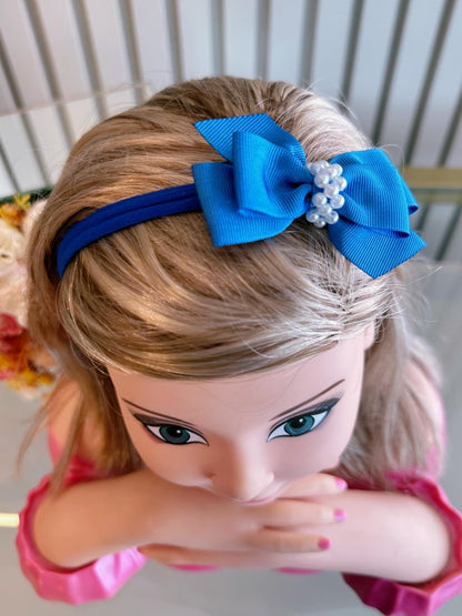 Diadema para bebé con lindas perlas en varios colores 