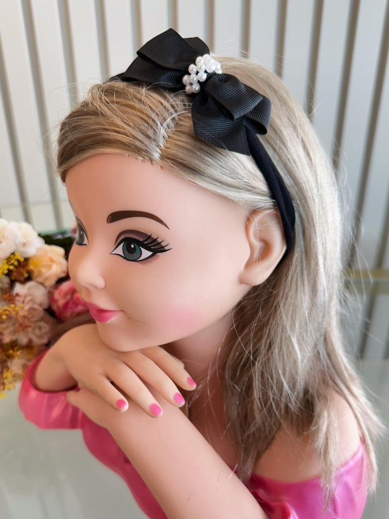 Diadema para bebé con lindas perlas en varios colores 