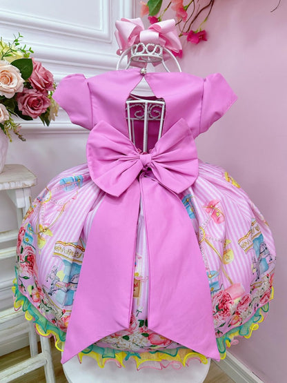 Vestido de fiesta infantil en las Fiestas de Lujo del Circo Florido