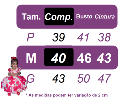 Vestido Infantil Rosa Claro Busto Com Strass Babados Batizado