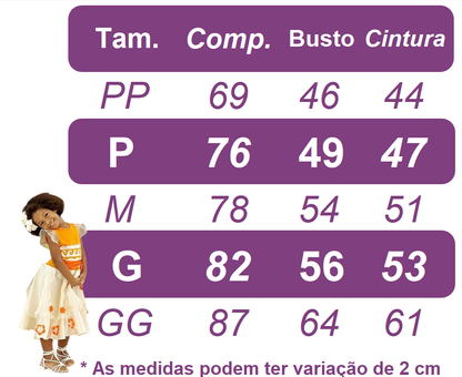 Disfraz infantil de princesa Sofía y Rapunzel color lila.