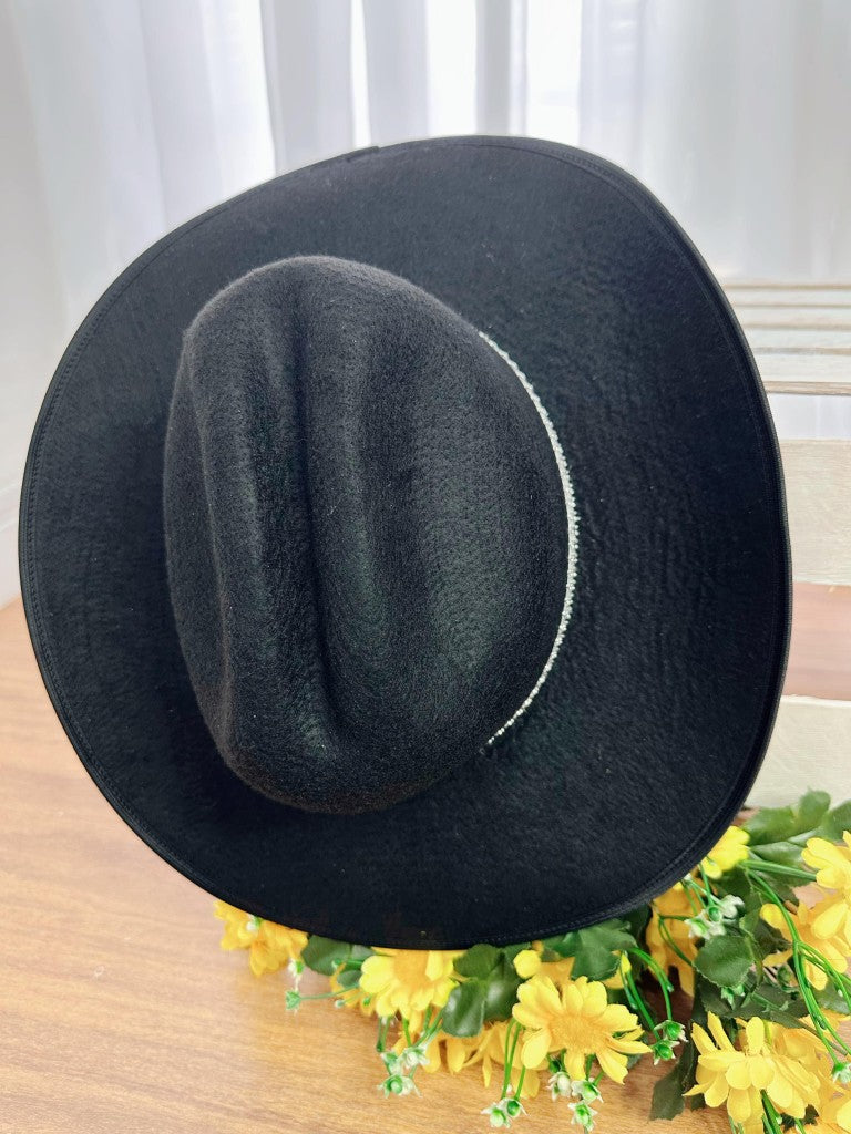 Sombrero de vaquero para niños rosa, rojo o negro