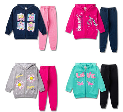 Conjunto de sudadera para niña Analê con estampados del 1 al 8