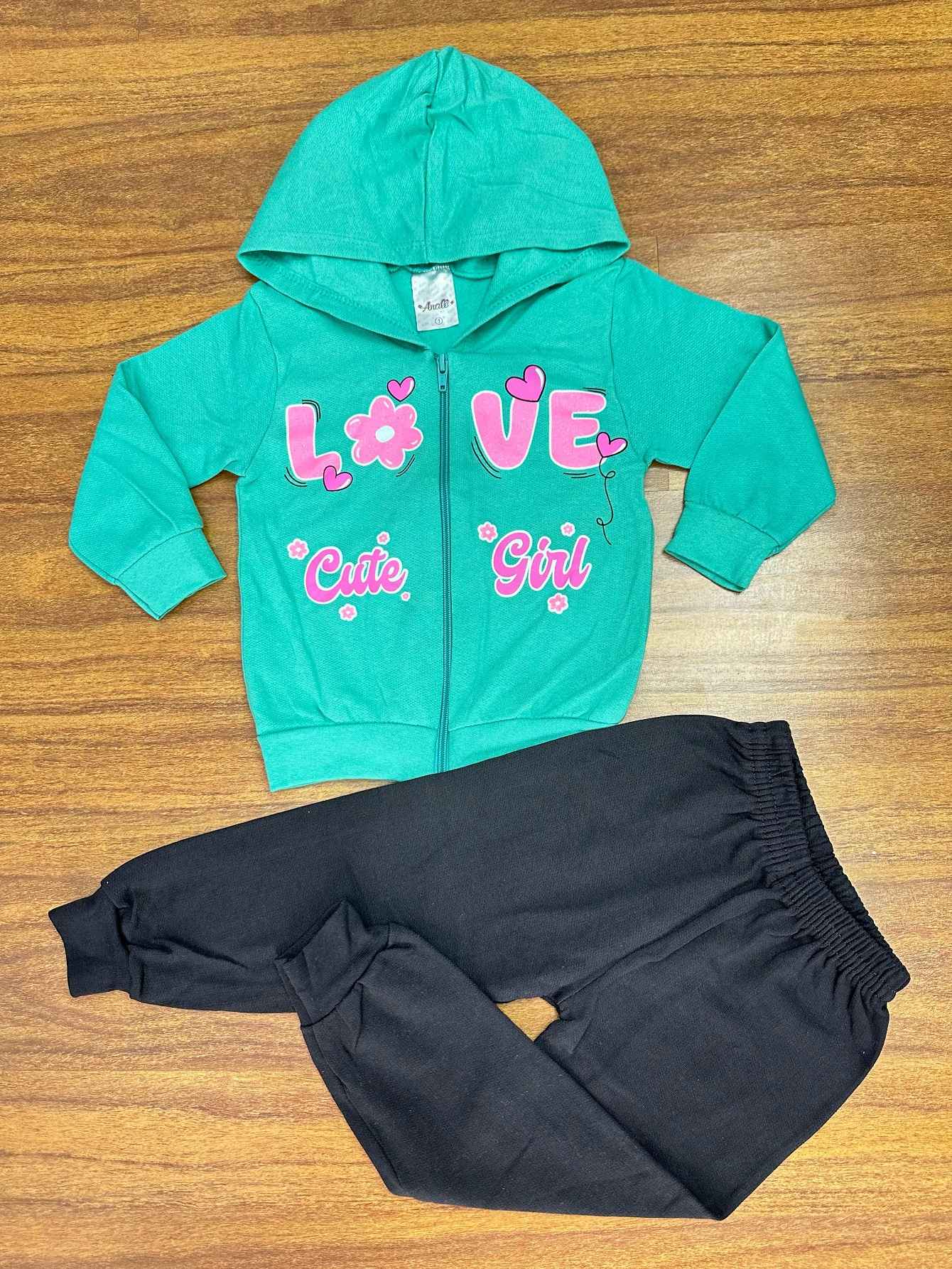 Conjunto de sudadera para niña Analê con estampados del 1 al 8