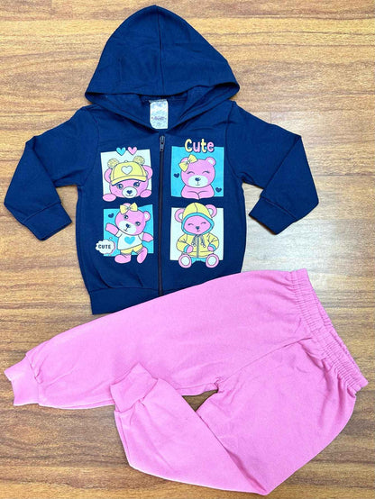 Conjunto de sudadera para niña Analê con estampados del 1 al 8