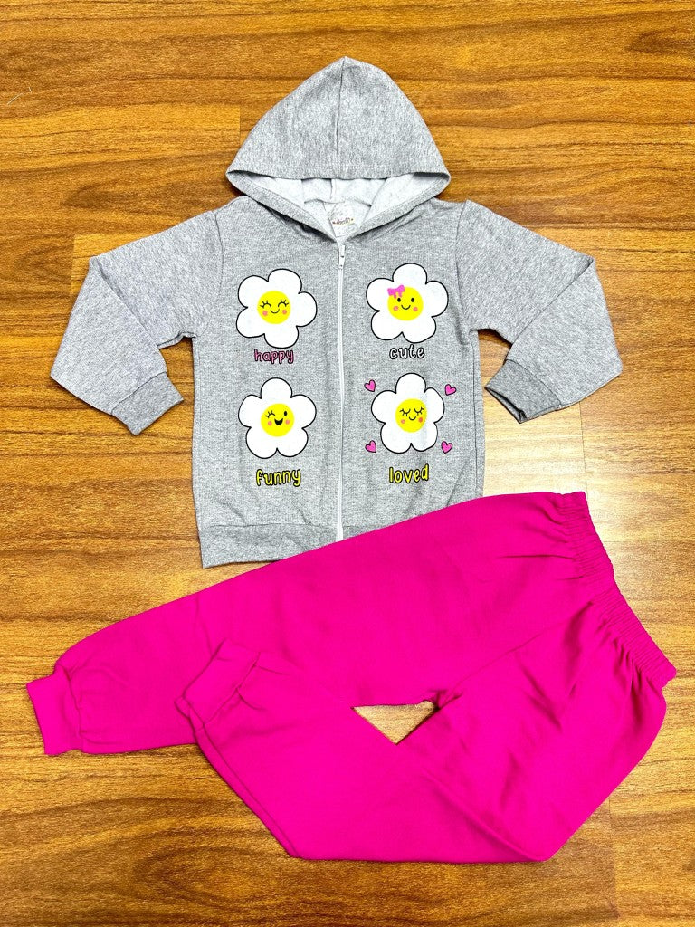 Conjunto de sudadera para niña Analê con estampados del 1 al 8