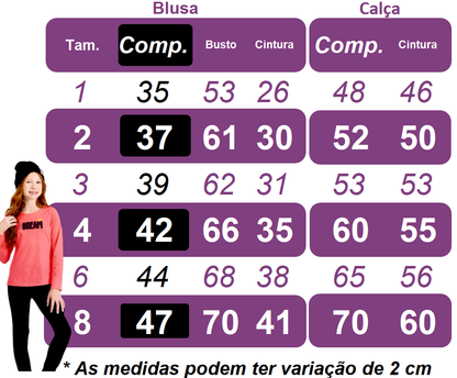 Conjunto de sudadera para niña Analê con estampados del 1 al 8