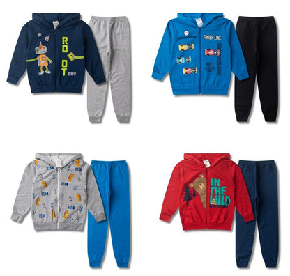 Conjunto de sudadera para niño Analê Kit con estampados del 1 al 8