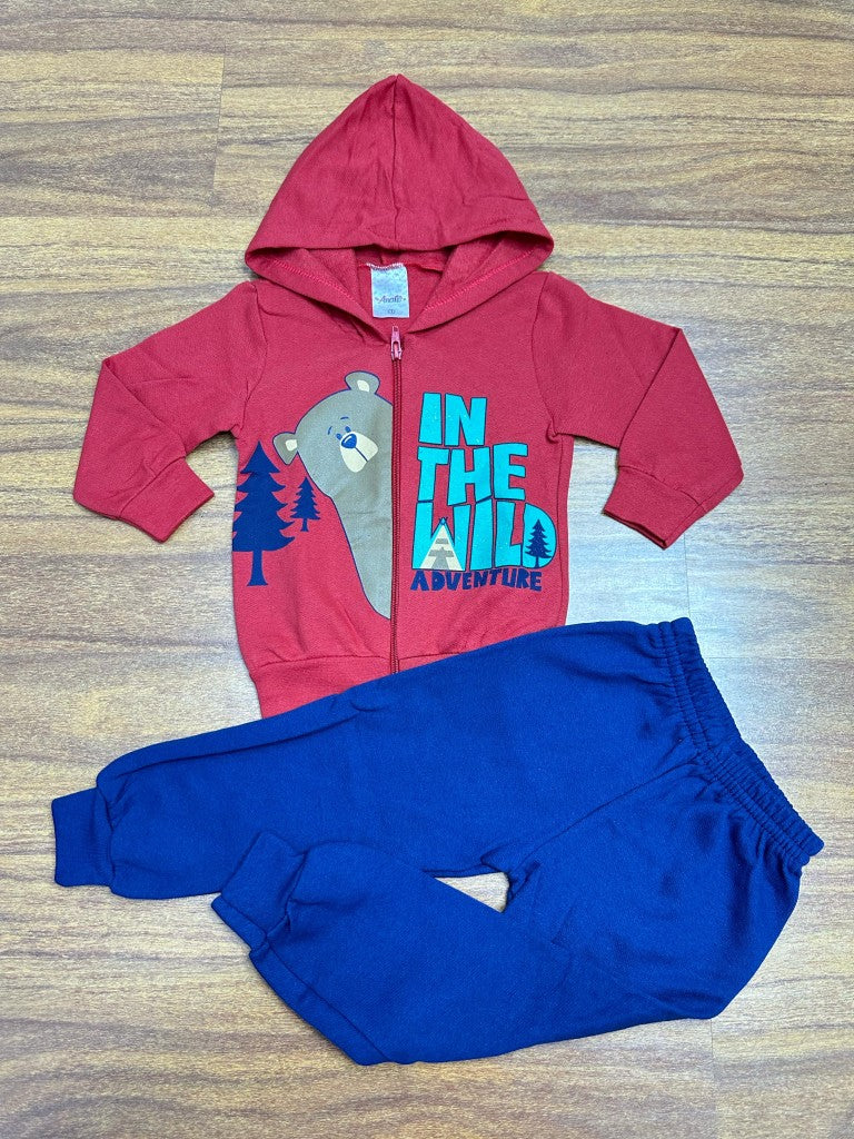 Conjunto de sudadera para niño Analê Kit con estampados del 1 al 8