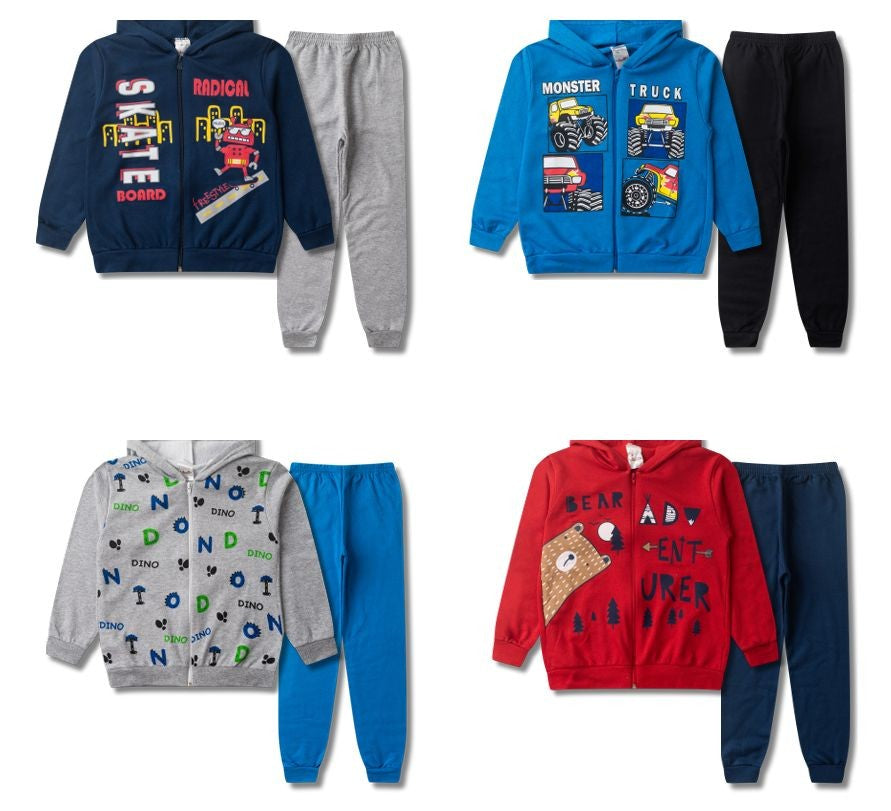 Conjunto de sudadera para niño Analê Kit con estampados del 1 al 8