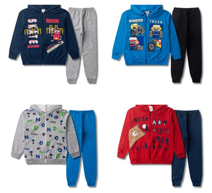 Conjunto de sudadera para niño Analê Kit con estampados del 1 al 8