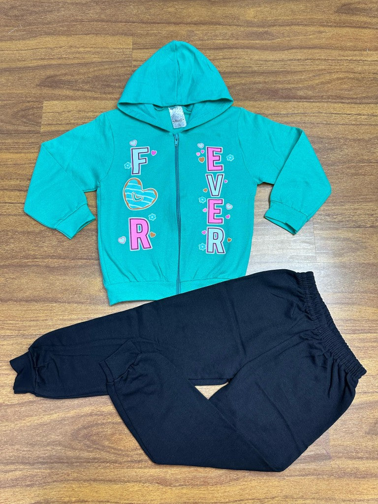 Conjunto de sudadera para niña Analê con estampados del 1 al 8